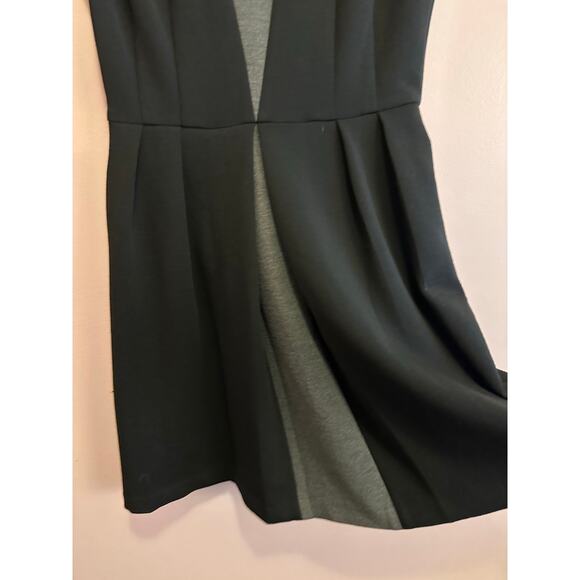 Of Mercer Black Gray Contrast Fit and Flare Tank Dress XL - Picture 7 of 14